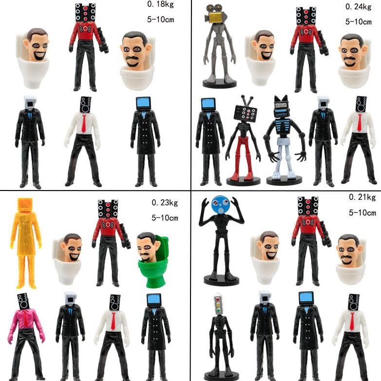 ''Terlaris" Mainan Skibidi Toilet Siren Head Figure Pajangan/Figure Mainan Anak Skibidi Toilet Murah