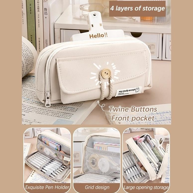 

Sale Tempat Pensil Korea Multi Sekat Ukuran Besar