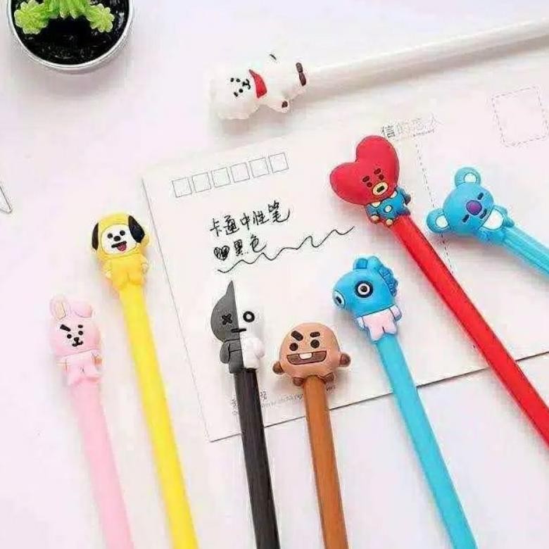 

''Terlaris" 1Buah Pen Gel /Gel Pen Boneka/Bolpen Mika Satuan Murah