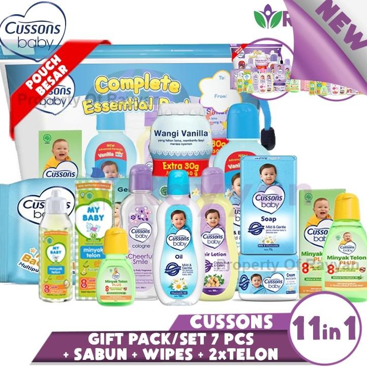 TERLARIS (CP)Cussons Baby Set Pack 11in1 | Fun Bathing/Complete Essential |Plus Telon| Cussons Baby 
