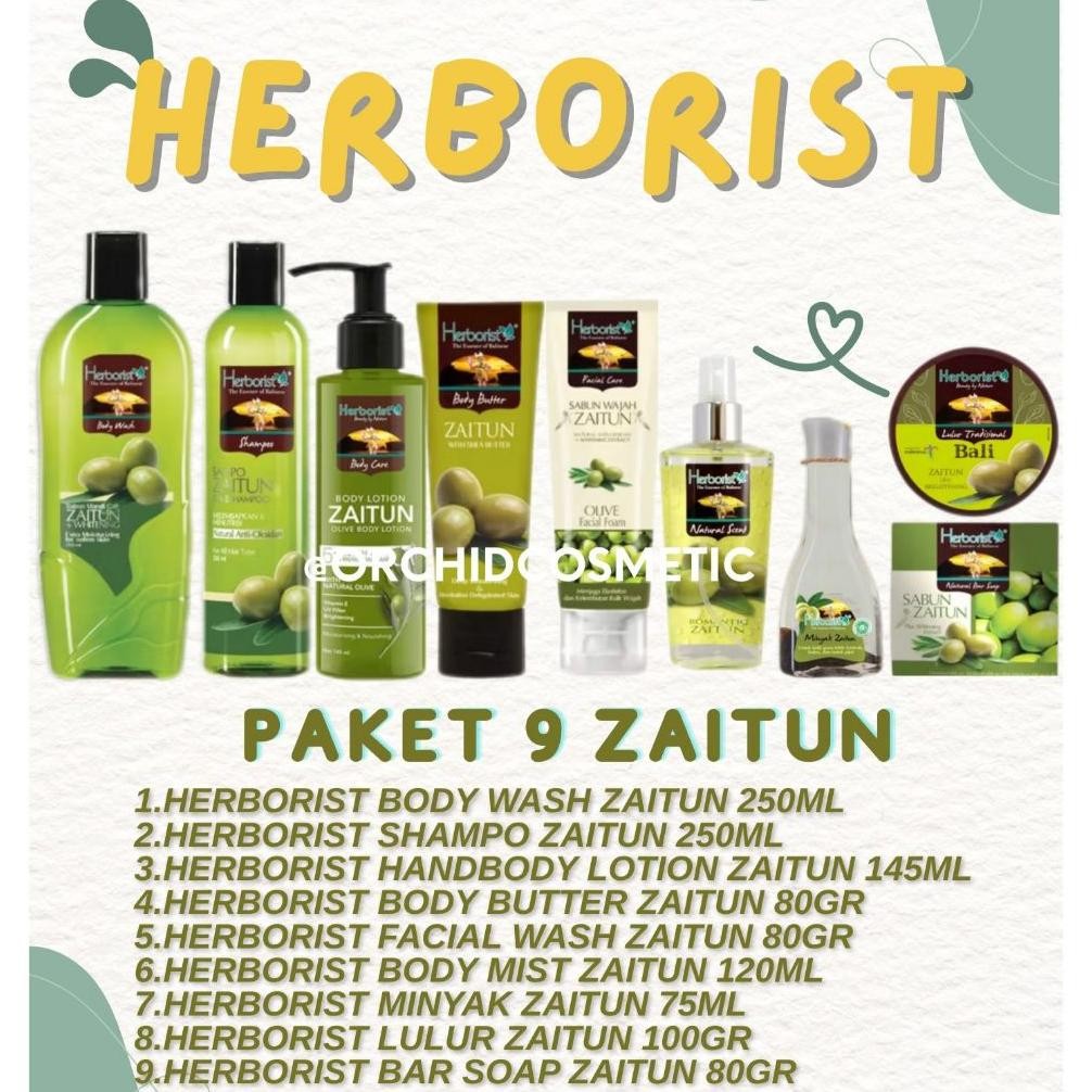 TERLARIS Herborist Paket Zaitun Lengkap / Paket Seserahan Hadiah Pernikahan Herborist Zaitun Siap ki
