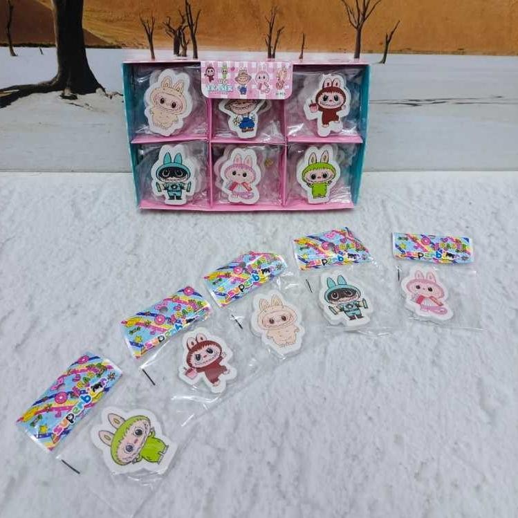 

''Terlaris" (1Pc) Hapusan Anak Lucu Penghapus /Stip Eraser Murah Obral Labubu Murah