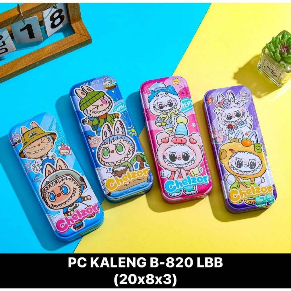 

''Terlaris" Kotak Pensil Kaleng Pencil Case Tepak Sanrio Kuromi Cinnamoroll Capybara Labubu Murah
