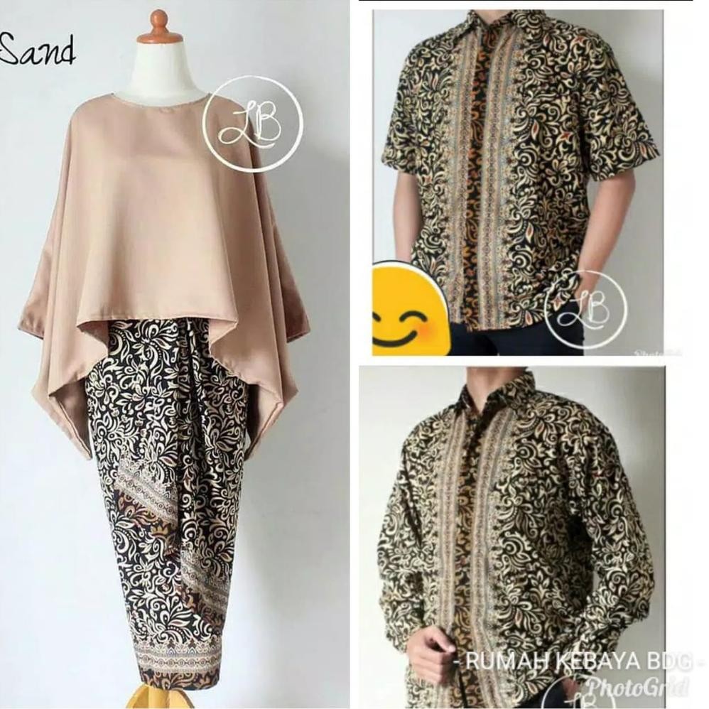 SY SET COUPLE  BATWING KATALI / BAJU KONDANGAN / KEBAYA MODERN / KEBAYA MURAH / BRUKAT COUPLE RUMAH 