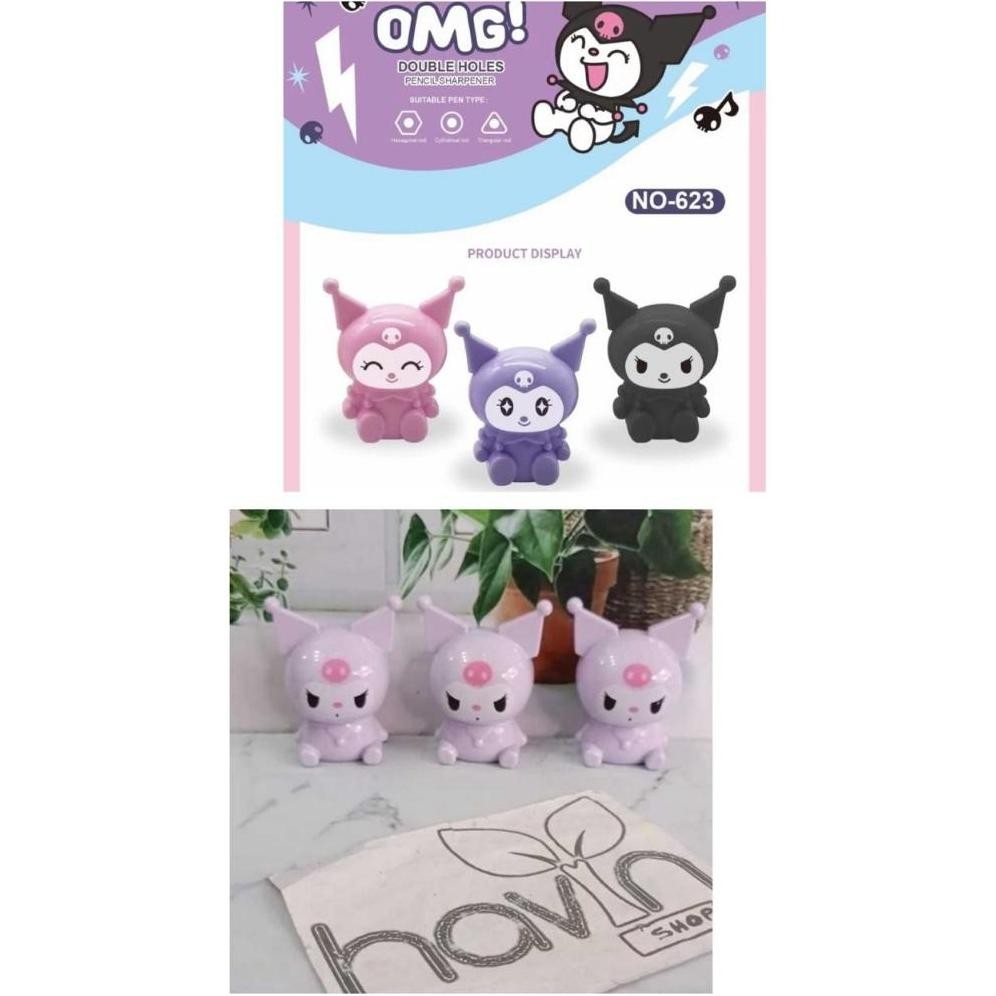 

''Terlaris" (1Pc) Serutan Rautan Orotan Sanrio Kuromi Cinnamoroll Body Lotso Murah