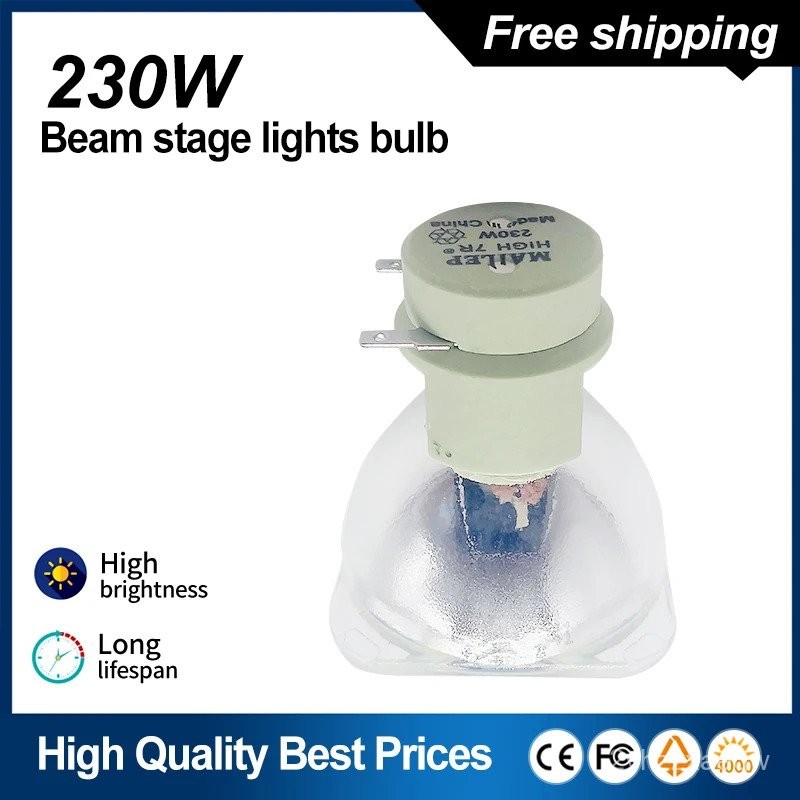 Hot Sales beam 230w 7r sharpy beam Light bulb moving beam buld 230 SIRIUS HRI230W For Stage lighting