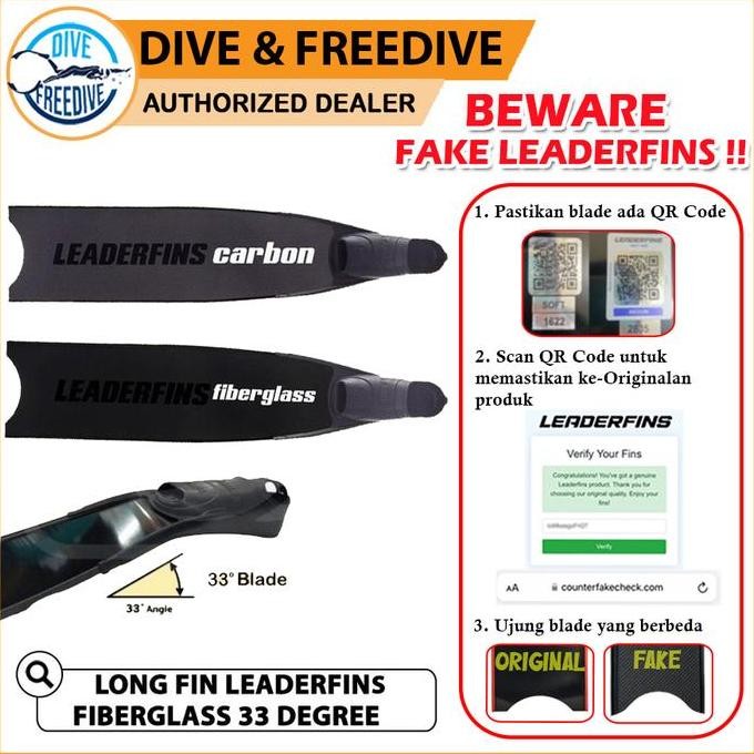 Long Fin Leaderfins Pure Carbon Or Fiberglass 33 Degrees Freedive