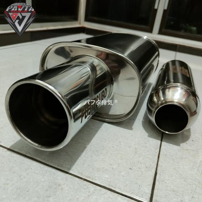 Knalpot Mobil Fujitsubo Plus Resonator Original Pavta Bass Bulat