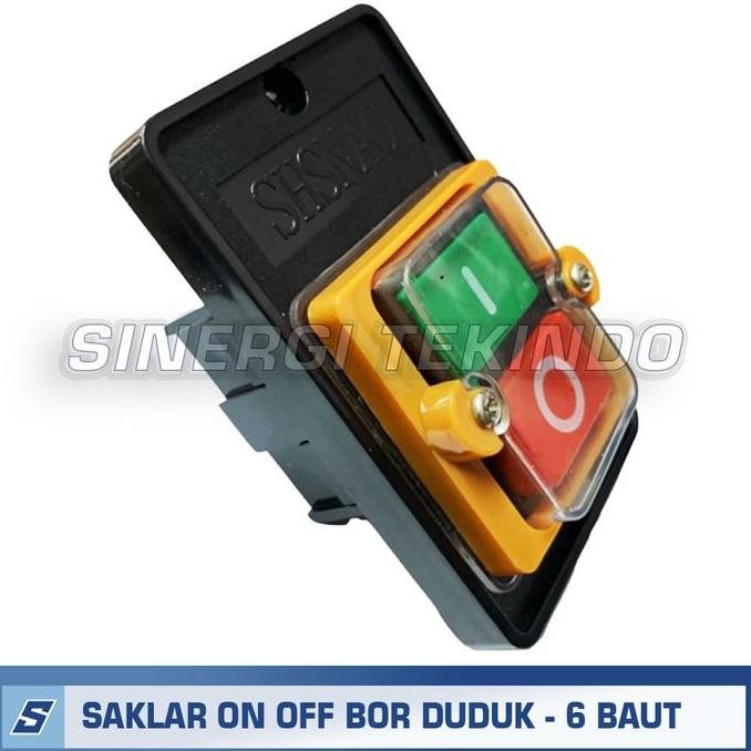------] Saklar On Off Switch 6 Baut Sparepart Bor Duduk Gerinda Duduk