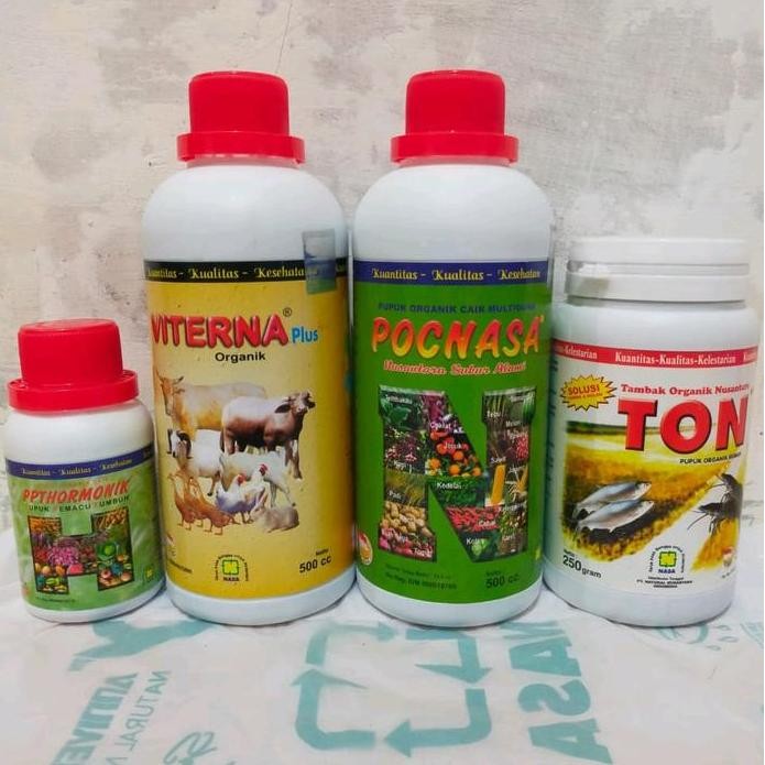 Terlaris Paket Nasa Pupuk Tambak Organik Udang /Vitamin Ikan Gurame /Vitamin Pertumbuhan Ikan /Pupuk