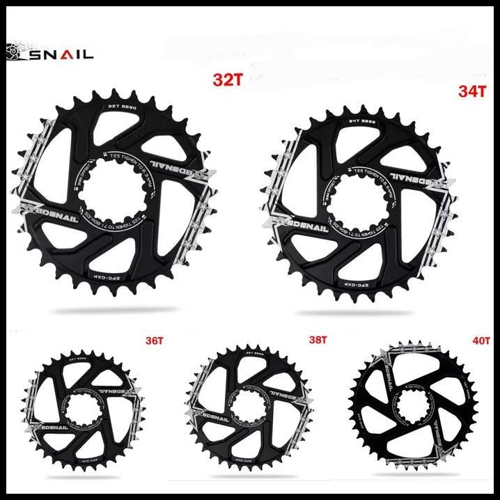 Snail Chainring Gxp 36T Chain Ring Crank Gxp Direct Mount