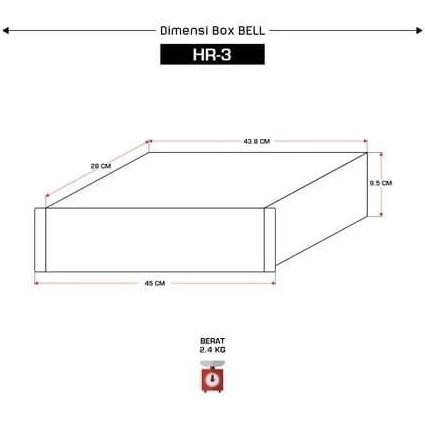 Box Bell Amplifier Mp3 Hr-3 Hr3 Hr 3 Stereo Amplifier Hrts Mp5 Bgr Ori New Stok