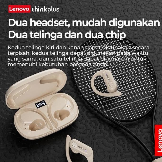 Headset Bluetooth Sport Super Bass Lenovo Thinkplus Wireless Earphone Bluetooth Xt60 Lenovo Thinkplu