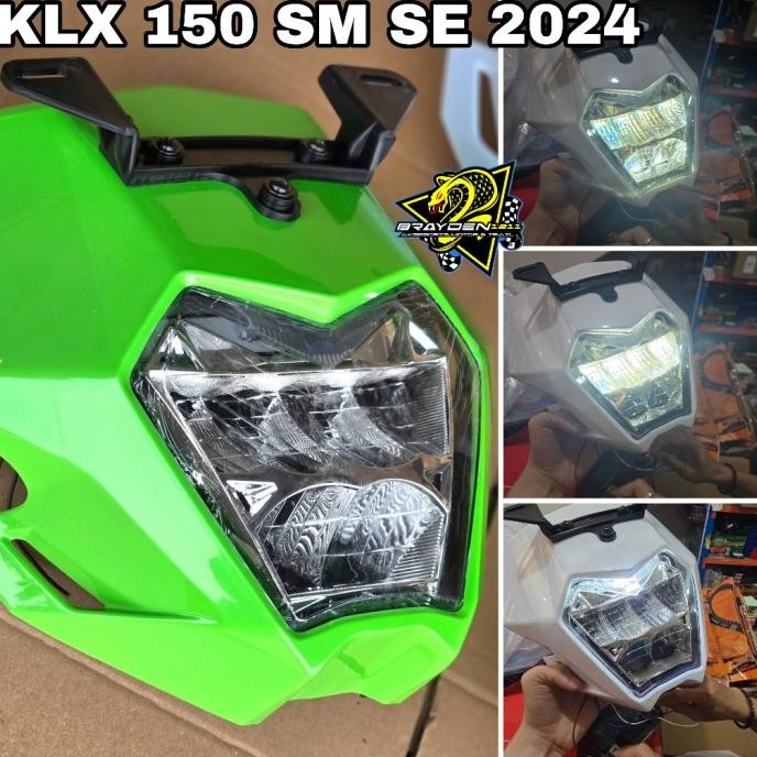 LAMPU DEPAN KLX 2023 2024 / BATOK LAMPU KLX BF 150 SM SE