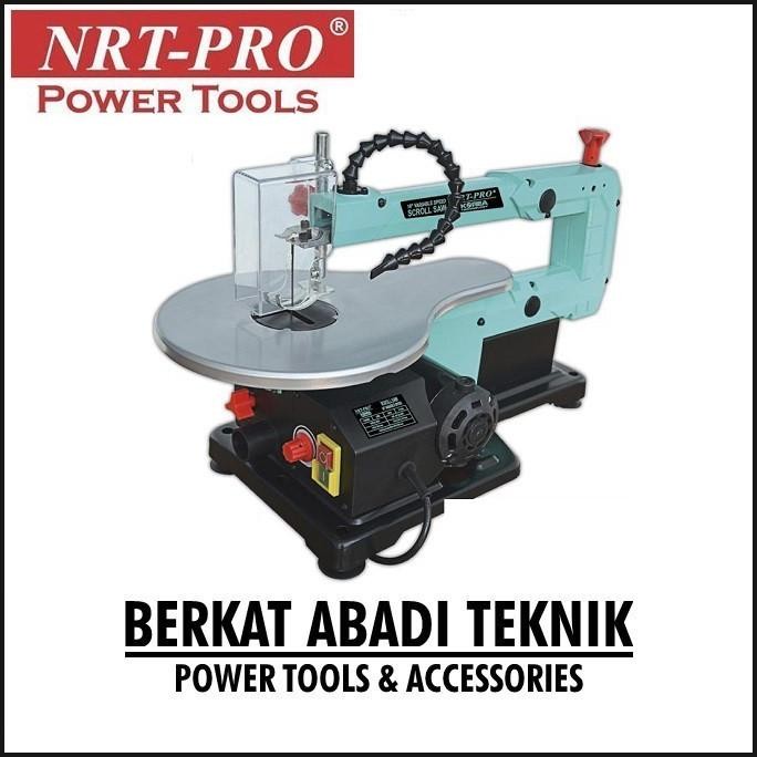 READY STOK NRT-PRO NORITA Scroll Saw 16 Inch Gergaji Triplek Ukir Jigsaw Duduk Jig Saw Mesin Scrolls
