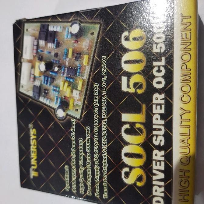 Driver Power Amplifier Ocl 506 Tunersys Ori Bagus Amplifier New Stok