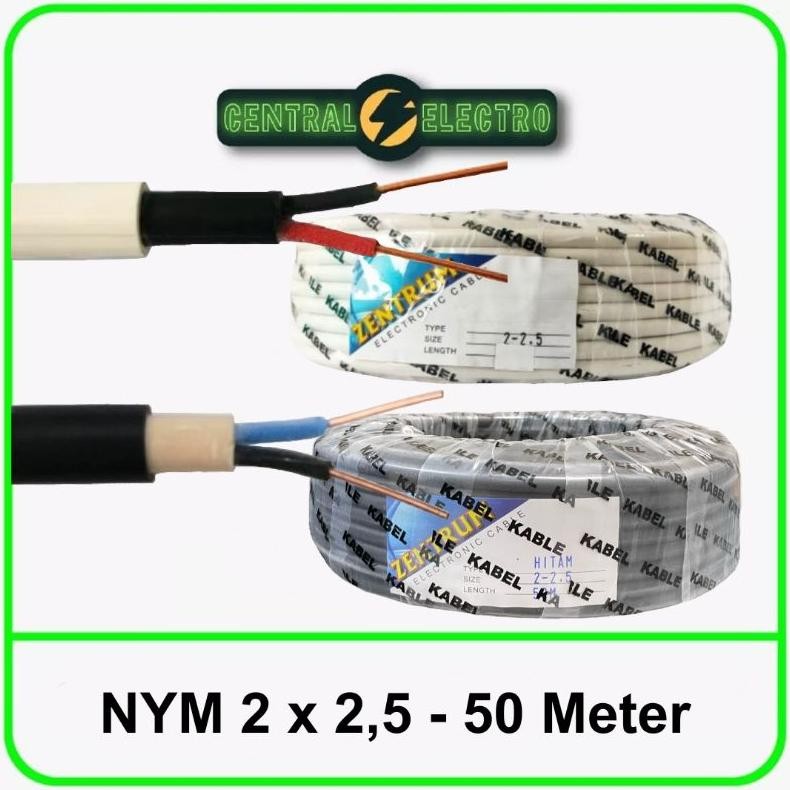 Kabel Listrik Kawat NYM 2 x 2.5 (50 meter)
