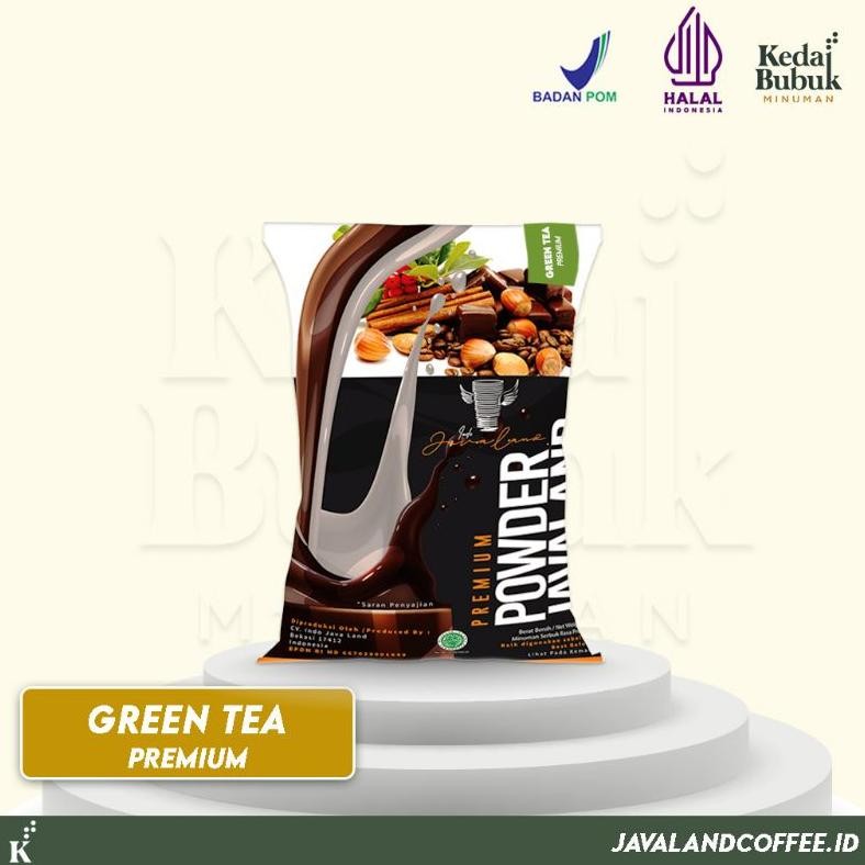 

Javaland Bubuk Minuman Rasa Green Tea / Matcha 1Kg - Premium Plain