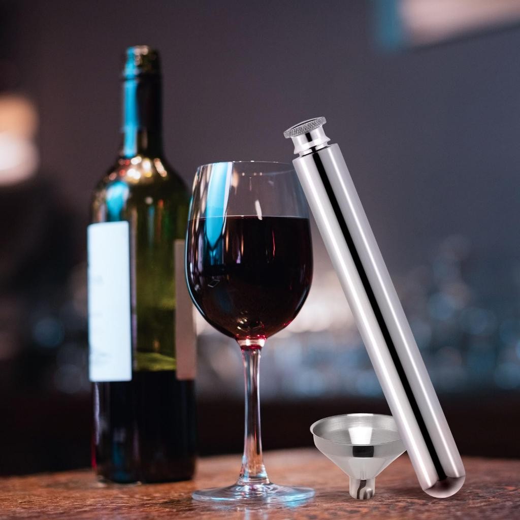 Botol Hip Flask Stainless Botol Minum Hip Flask Botol Hip Flask Wine Mini Portable 2Oz Bahan Stainle