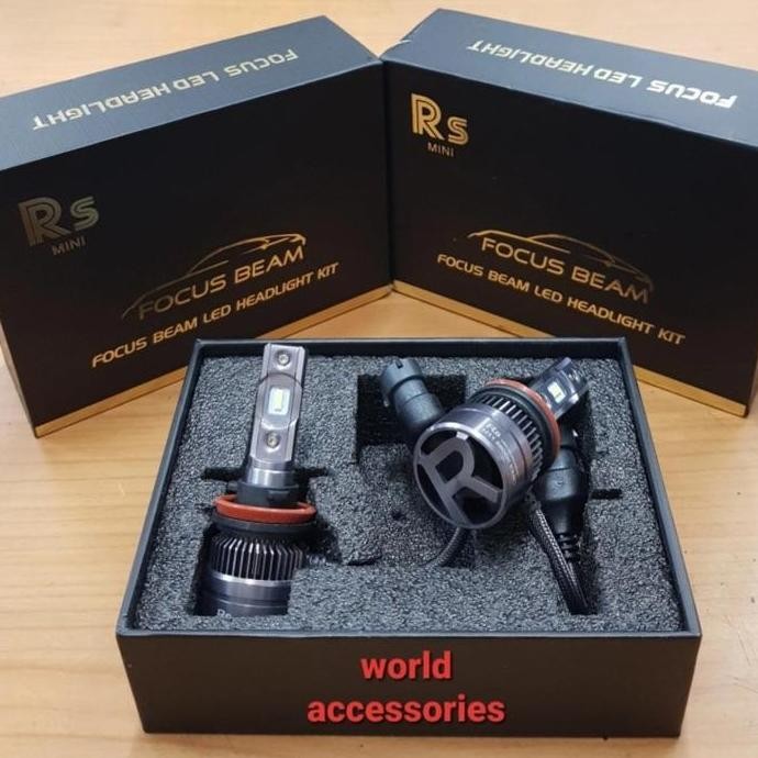 Bolam led rs mini h11, hb3, hb4, h7, h1,h4 fastbright putih -