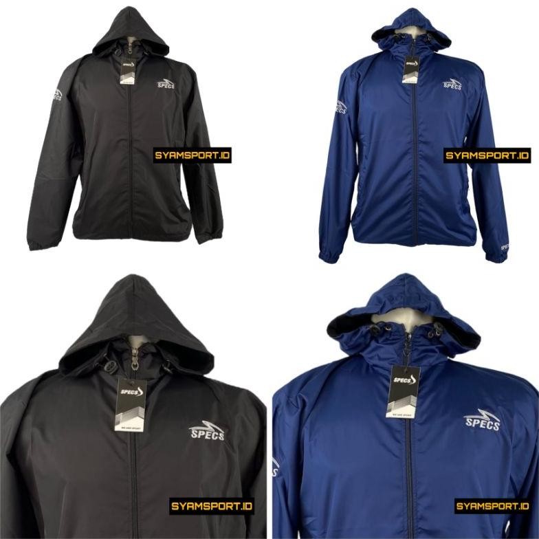 D-54 Gb29 Jaket Parasut Pria Sport Grade Ori Full Parasut Logo Bordir Saku Resleting / Jaket Running