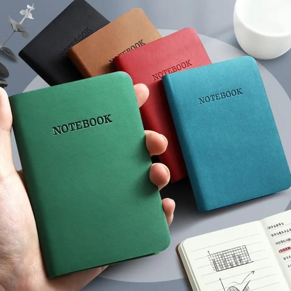 

A7 Mini Notebook Portable Pocket Notepad Memo Diary Planner Agenda Organizer Office School Stationery