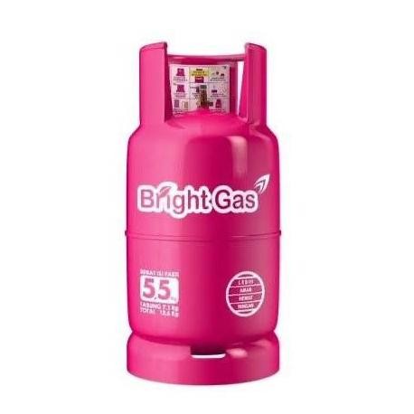 best produk] TABUNG + ISI BRIGHT GAS LPG ELPIJI 5,5 KG