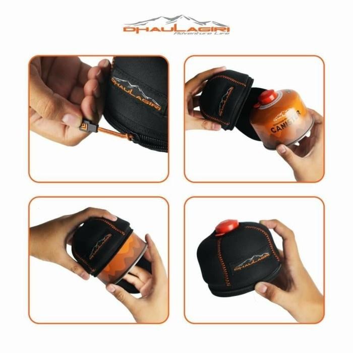 Pelindung Cover Pouch Tabung Gas Canister Tank Original Dhaulagiri