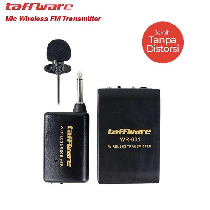 ><><><] Microphone Wireless Taffware WR-601 Transmitter Receiver FM Radio