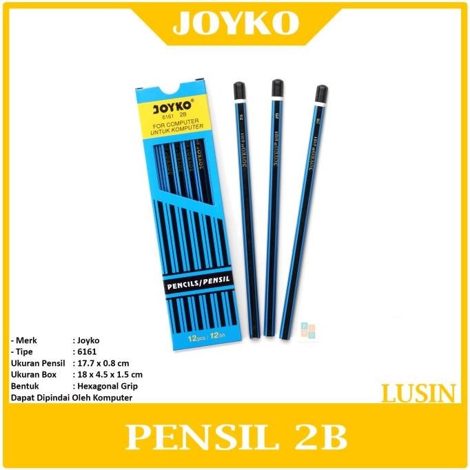 

KEKINIAN JOYKO - PENSIL KAYU 2B UJIAN KOMPUTER 6161 - LUSIN TERLARIS