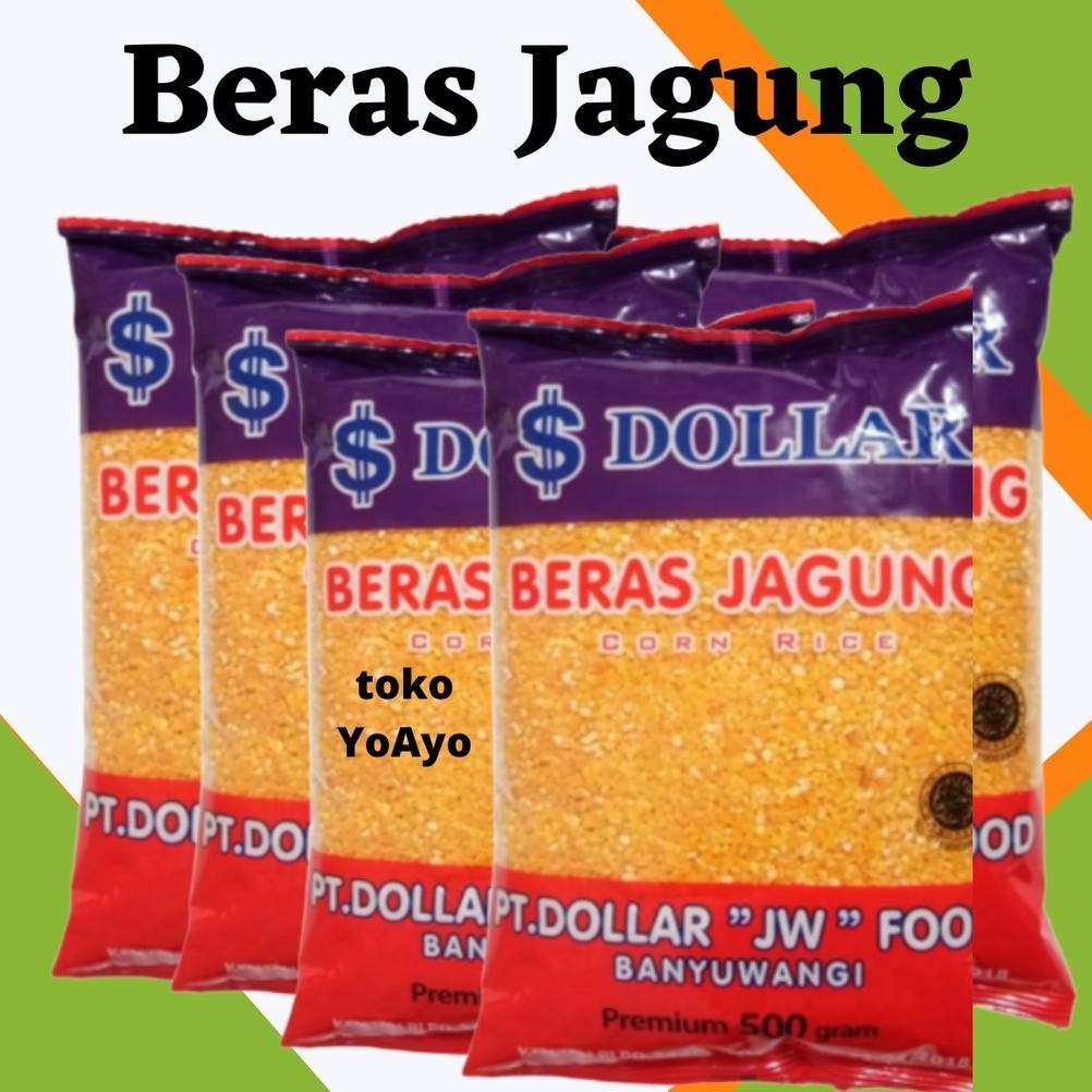 

Beras Jagung Dollar Paket ISI 5 (LIMA)