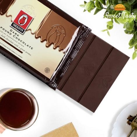 

Tulip Dark Compound Chocolate 200 gram - 1Kg