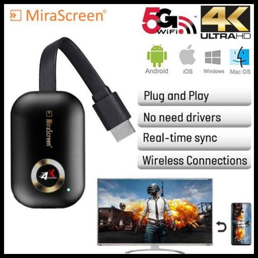 MIRASCREEN ANYCAST DONGLE ALLSERIES G9 G5 G4 G2 PROYEKSIKAN HP KE TV