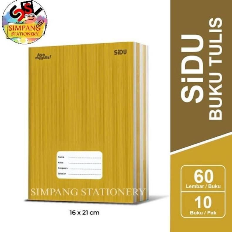 

READY STOCK Sidu Kraft 40 lembar ( Buku tulis sinar dunia kraft isi 40 lembar ) / pak