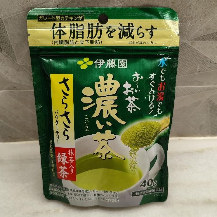 

Itoen Oi Ocha Dark Thick Green Tea With Matcha 80G - Reduce Body Fat (Baru)