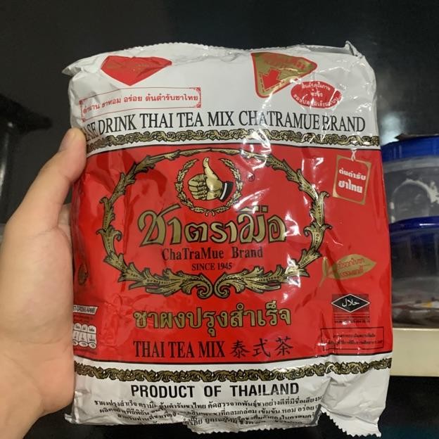 

Thai Tea Cha Tra Mue / Thaitea Mix Cha Tramue Chatramue 400Gr 400 Gram (Baru)