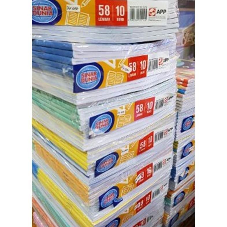 

READY STOCK Buku tulis sidu isi 58 lembar 1 pack 10 buku