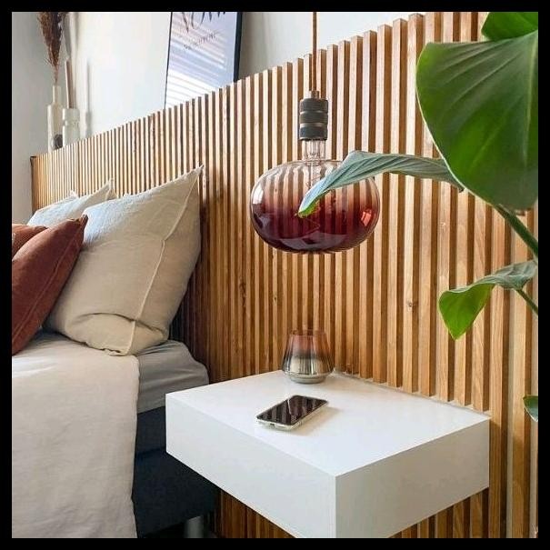 LIS KAYU 120X3X2  / KAYU RENG JATI BELANDA / WALL PANEL KAYU / SUDAH DI AMPLAS HALUS