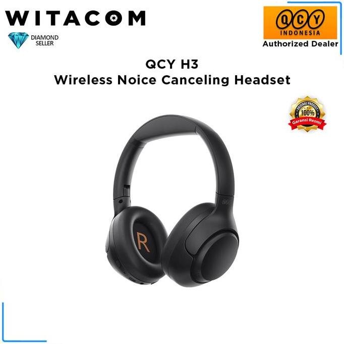 Stock In Qcy H3 Wireless Noise Canceling Headset - Garansi Resmi