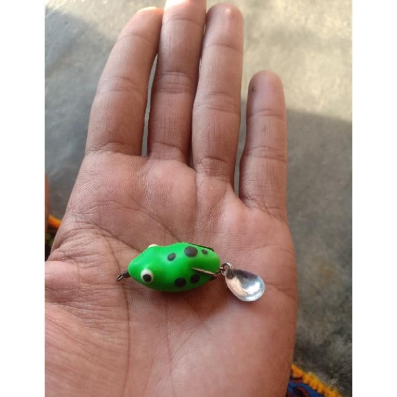 SOFT FROG MINI 2,5CM / UMPAN PANCING / UMPAN IKAN GABUS / UMPAN MANCING TIRUAN BUATAN