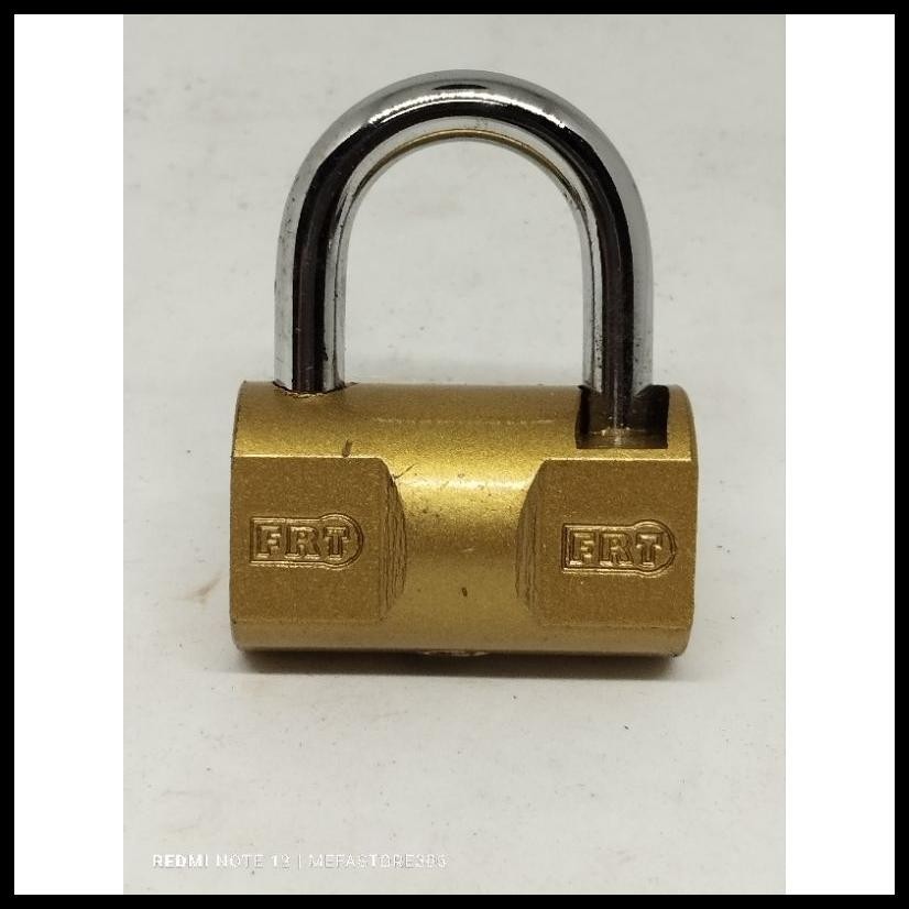 GEMBOK PAGAR KUNINGAN MODEL VIRO /GEMBOK BULAT FRT