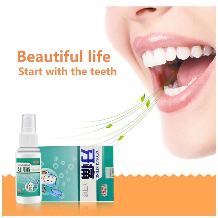 Premium 35ml obat semprot sakit gigi dewasa/anak paling ampuh - gigi bengkak Semprotan pereda nyeri 