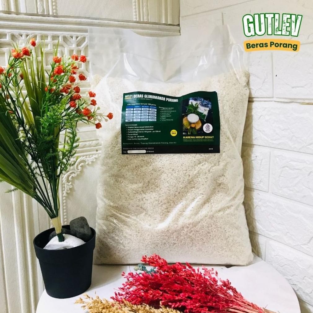 

BPOM*5KG BERAS PORANG GUTLEVl 0GULA 0 LEMAK