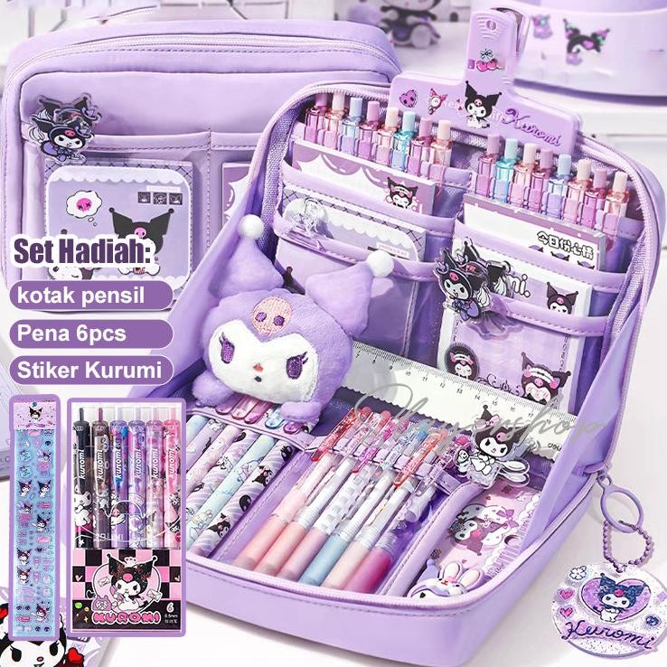 

READY STOK Tempat Pensil Berkapasitas Besar / Kotak Alat Tulis Anak Yang Indah / Tas Penyimpanan Kosmetik Anak Perempuan Siap kirim