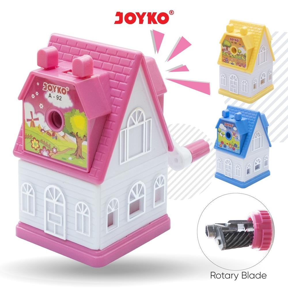 

Sharpener Rautan Serutan Putar Joyko A-92 Desain Rumah