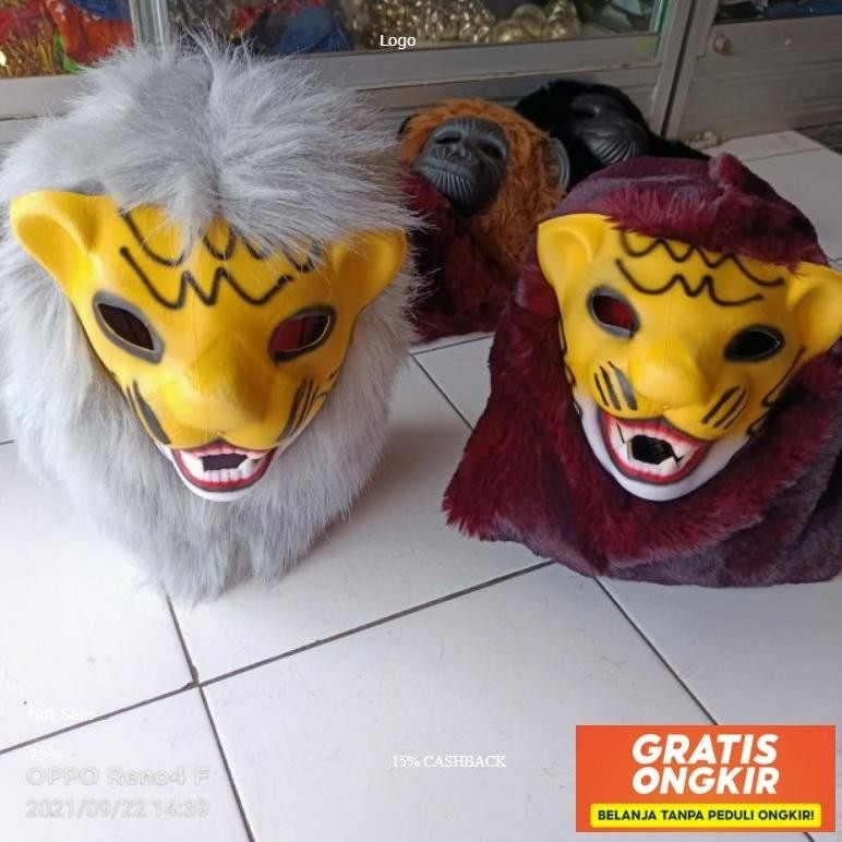 Topeng Monyet/Topeng Singa Ready Stock