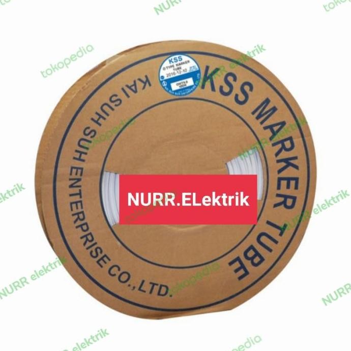 

Kss Marker Tube Putih 3,2.3,5.4.4,5.5.5,5.6.7.8.10Mm Omt 3.2-10