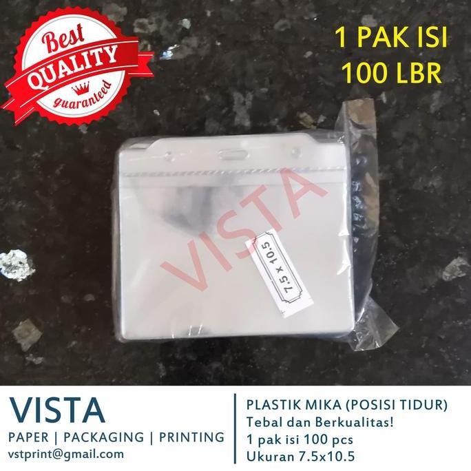 

DISKON Plastik Mika Tempat ID Card / Kartu 7.5x10.5, Lebih TEBAL 015 isi100