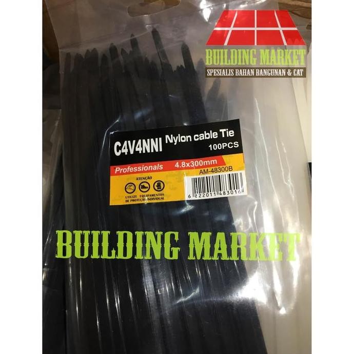 

MURAH TALI RIPET / CABLE TIES / TALI TIES NYLON / KABEL TIES 30 CM HITAM