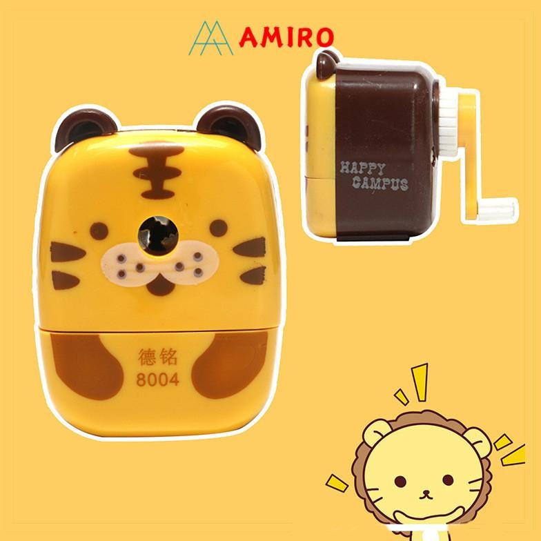 

Cod Serutan Meja Karakter Animal Lucu / Rautan Putar Mini Hewan Harimau Panda